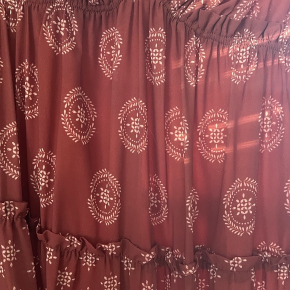 Flying Tomato Burgundy Long Sleeve Dress - Picture 5 of 7